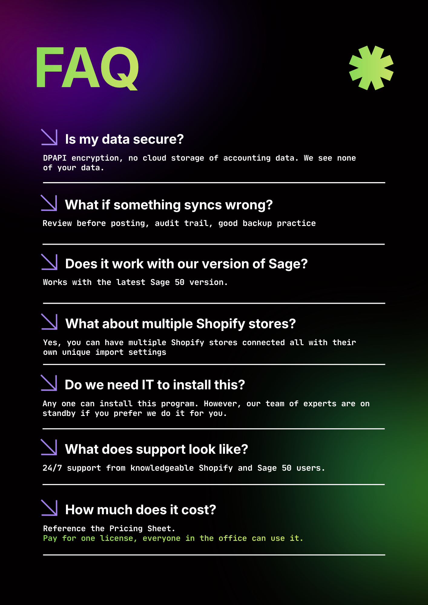 Sagify features and support FAQ