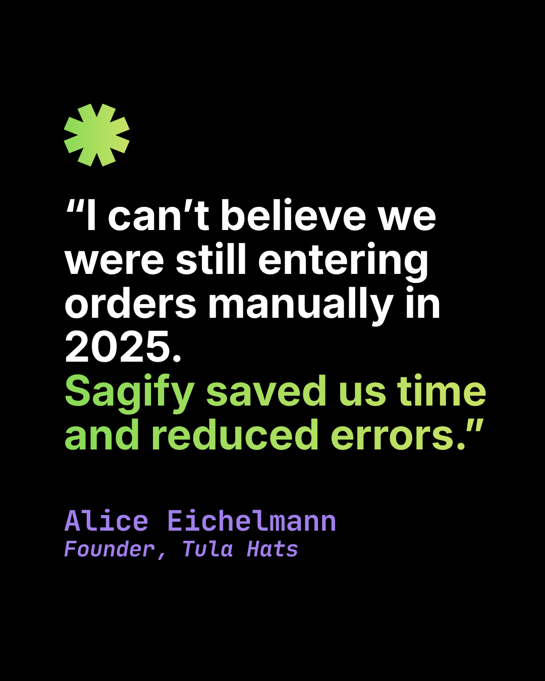 Tula Hats Shopify Sage 50 case study