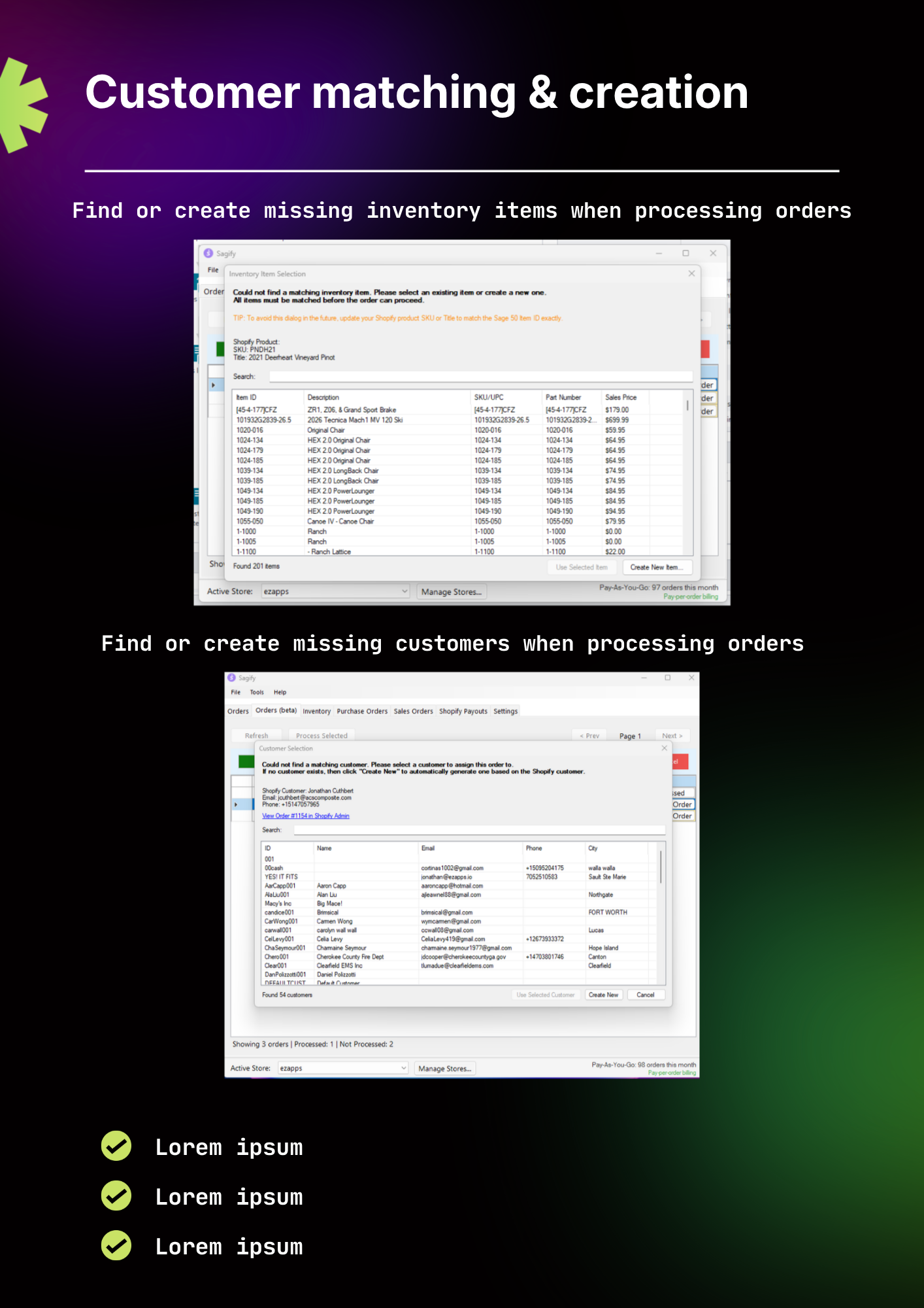 Automated Shopify to Sage 50 order import
