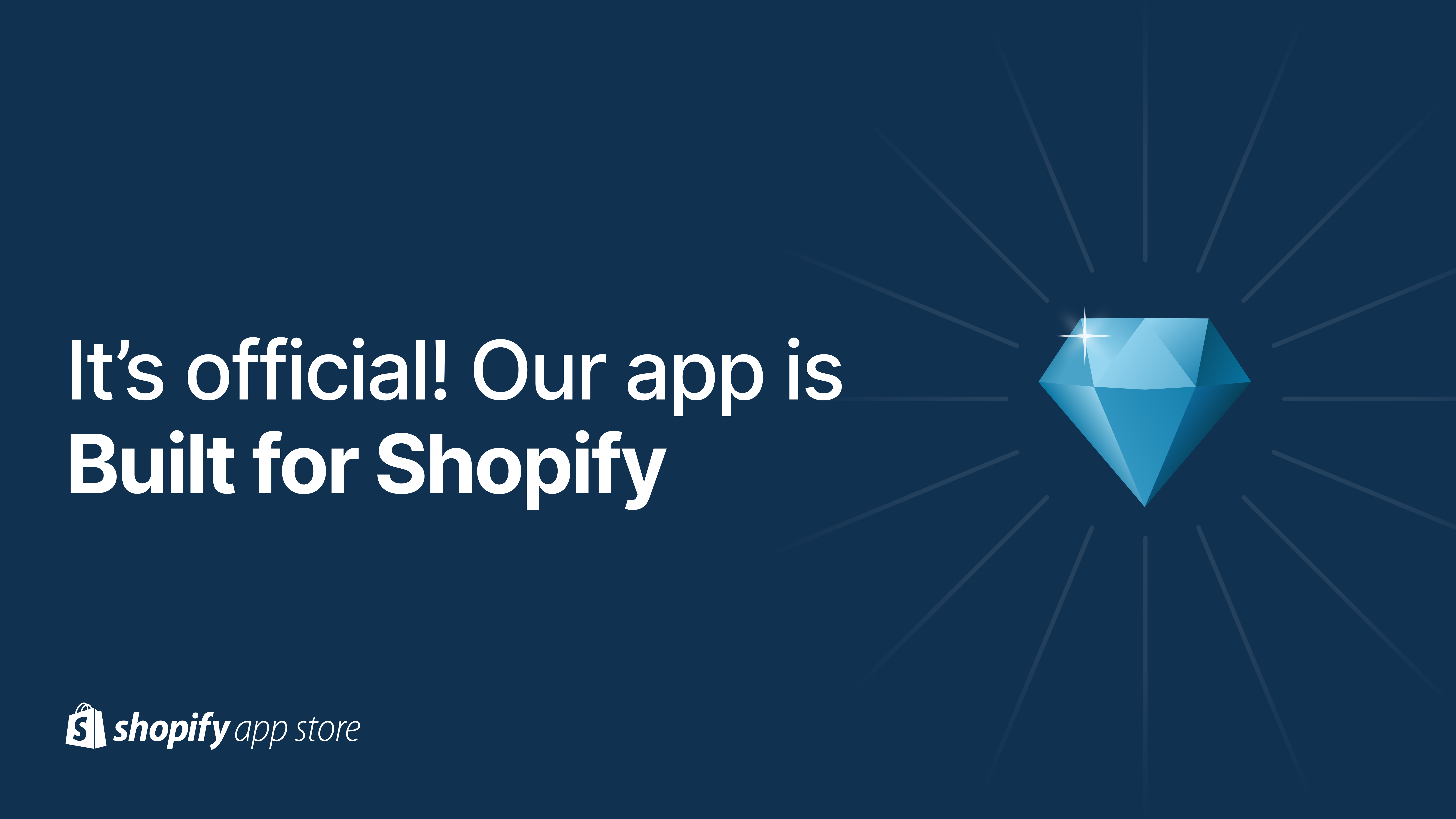 Banner for We're Now Built for Shopify - Elevating Invoice Printing for Merchants Everywhere