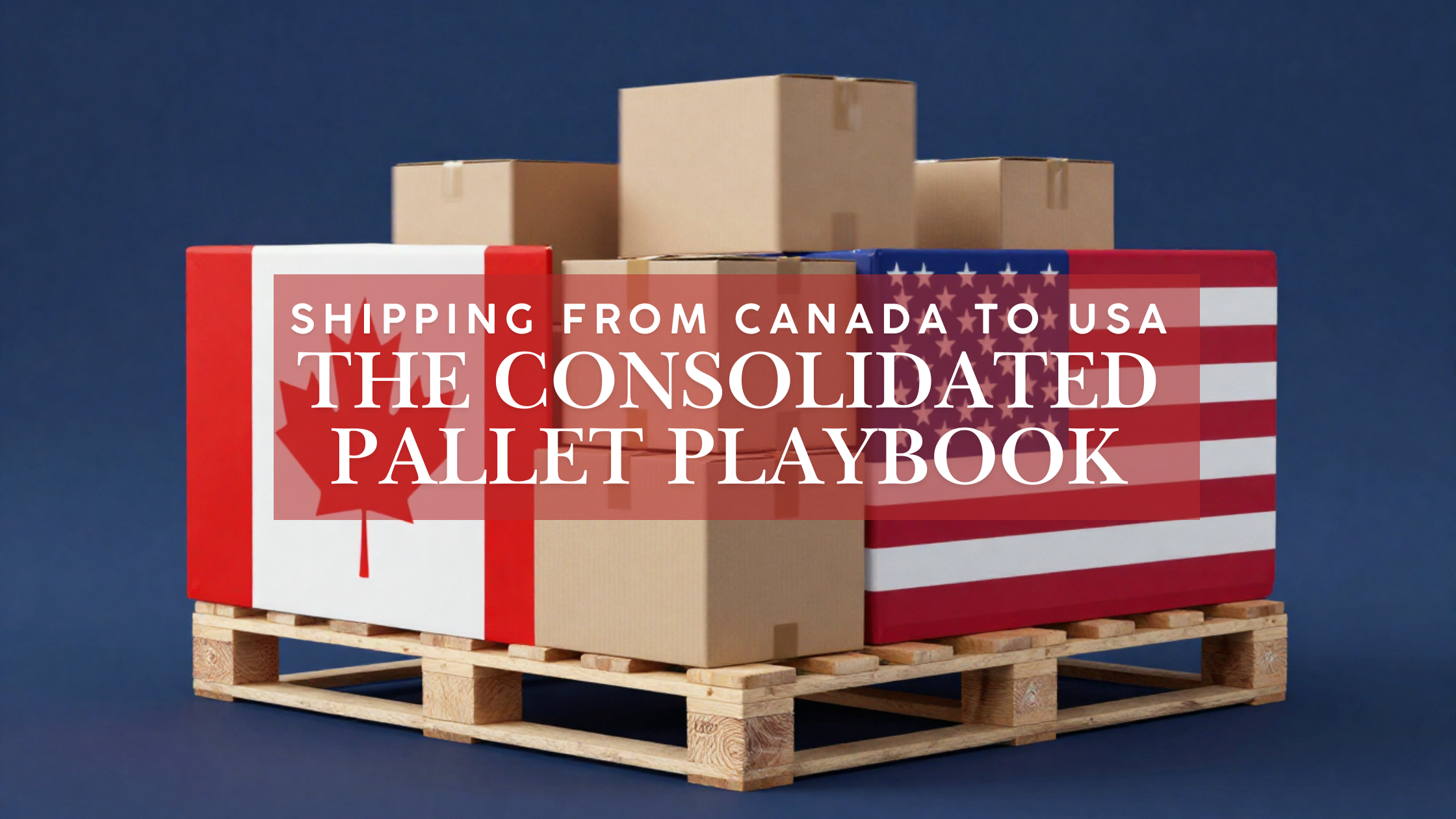 Banner for Shipping From Canada to the US Under the New Tariffs: The Consolidated-Pallet Playbook