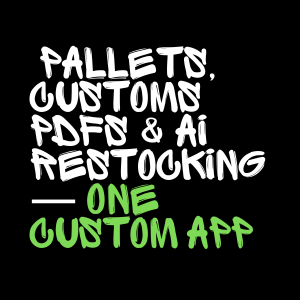 What Goes Into a Custom Shopify Fulfillment App: Pallets, Customs PDFs, Thermal Labels, and AI Restocking